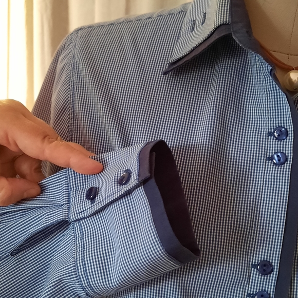 Nara camicie made in Italy beautiful button down shirt - Picture 4 of 9